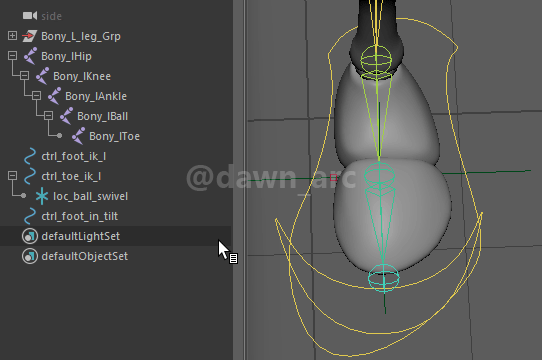 [Maya]Rigging 16 - Ankles & Heels